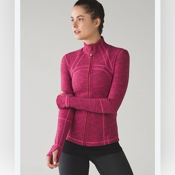 Rare lululemon jaquard berry define jacket - Picture 1 of 3